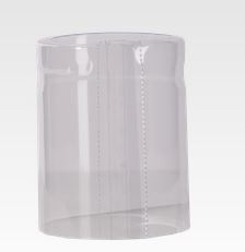 Schrumpfkapsel 33x40mm transparent längsperforiert, oben offen 