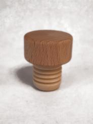 Handgriffkorken flach 18er PE   gerillt natur 