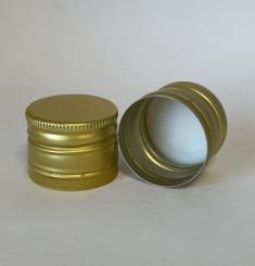 Aluvers. PP31,5x24 gold mit Gewinde mit Sicherungring DEEP 