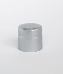 Schrumpfkapsel 31x30  silber Deckel in Mantelfarbe m. Abriss 14 mm 