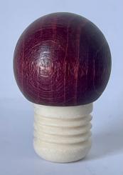 Handgriffkorken Kugel 19,5er PE bordeauxrot 