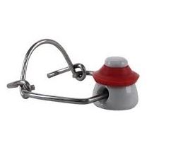 Bügelverschluß Porzellan weiss 