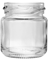 Weithalsglas 0,050 l TO 43 weiss 