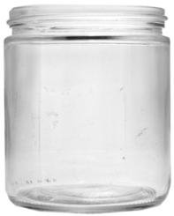 Weithalsglas 0,420 l TO82 weiss 