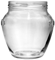 Weithalsglas Orcio 0,580 l TO82 weiss 