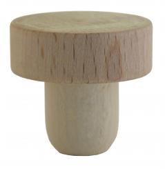 Handgriffkorken flach 18er 29/13 natur PE Dm glatt für Apotheker 