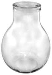 Glasballon Weithals 10 Ltr. weiss 