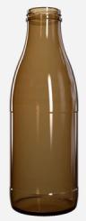 Weithalsflasche 1,0 TO48 braun 