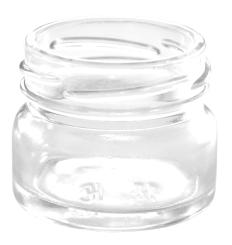 Weithalsglas 0,030 l TO 43 weiss 