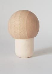 Handgriffkorken Kugel 19,2er  natur-roh glatt 