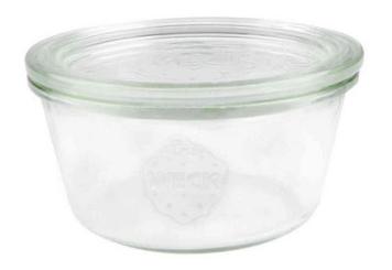 WECK Sturzglas 0,290 l nieder RR 100 weiß 