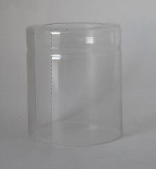 Schrumpfkapsel klar 51x60 mm o. offen längs Perf. 