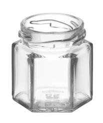 Weithals Sechskant 0,047 l weiss TO 43 