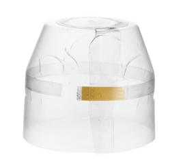 Schrumpfkapsel 39x35 transparent für Tellermündung mit Deckel 