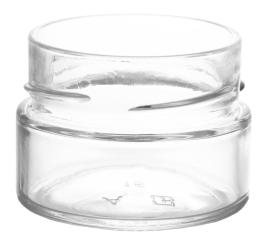 Weithalsglas VASO ERGO 0,106 l weiss TO 70 Deep 