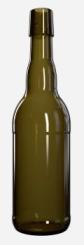 Bierflasche  0,5 braun Bügelverschluss 