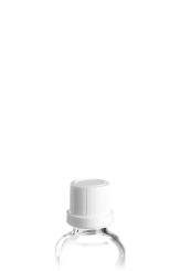 Kunststoffverschluss DIN18 weiss mit Tropfeinsatz 