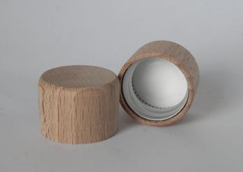 Aluverschluß PP18 Holz mit Gewinde 