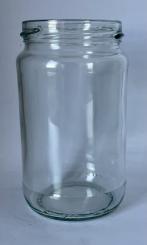 Weithalsglas 0,370 L TO66 weiss 110mm 