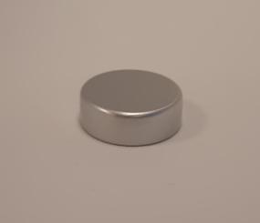 Schraubverschluß GPI 33er silbermatt lackiert flach 