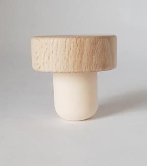 Handgriffkorken flach 18er  35/13 natur glatt 