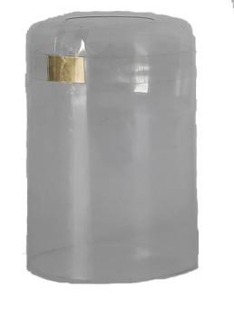 Schrumpfkapsel 26 x 40mm transparent mit Abriss 