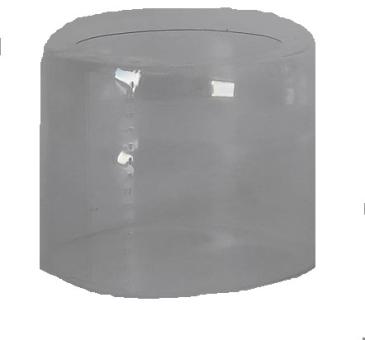 Schrumpfkapsel 36,5x30mm transparent ohne Abriß 