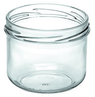 Sturzglas 0,250 l weiss TO 82 