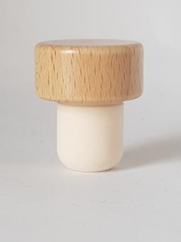 Handgriffkorken flach 18er PE natur glatt lackiert 