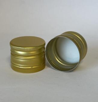 Aluvers. PP31,5x24 gold mit Gewinde mit Sicherungring DEEP 