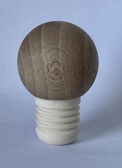 Handgriffkorken Kugel 16er K 28 PEnatur gerillt 