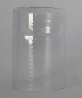 Schrumpfkapsel 26 x 38 mm transparent mit längsperforation 