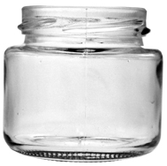 Weithalsglas 0,108 l TO 53 weiss 