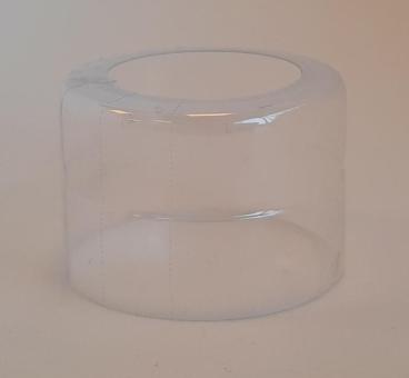 Schrumpfkapsel transparent 41,5x30 mm mit Perforation o. offen 