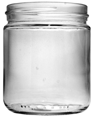 Weithalsglas 0,275 l TO 66 weiss 