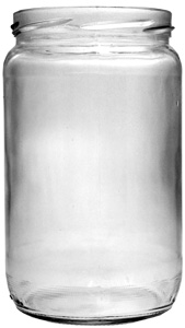 Weithalsglas 1,062 l TO82 weiss 