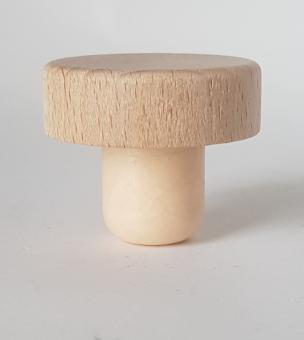 Handgriffkorken flach  19er 39/13 Natur für Tellermündung 