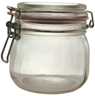 Bügelglas 0,634 l weiss 