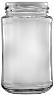 Weithalsglas 240 l TO 58 weiss 