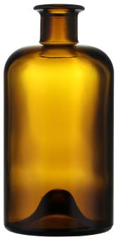 Apothekerfl. 0,5 braun Tellermdg 16,3cm hoch 