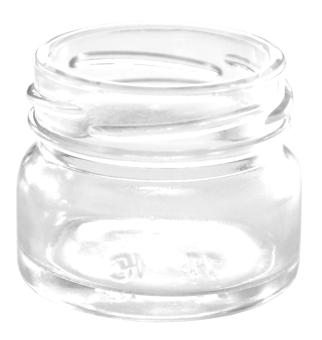 Weithalsglas 0,030 l TO 43 weiss 