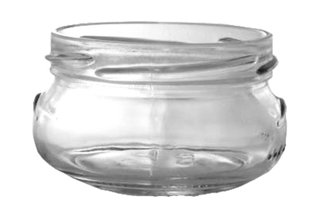 Weithalsglas 0,120 l weiß TO 70 