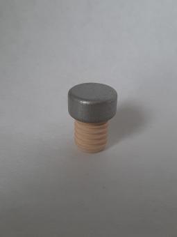 Handgriffkorken flach 14,5er  20/10 PE silber lackiert Nocturne 0,1 