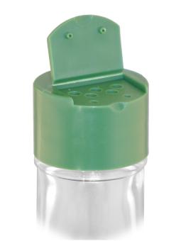 Kunststoffverschluß PP31,5 grün Provetta Gewürzstreuer 