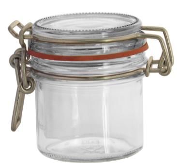 Bügelglas 0,125 l weiss 