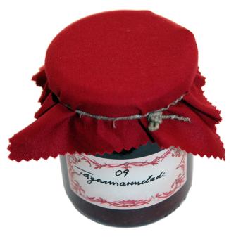 Stoffdeckchen weinrot 120 x 120 