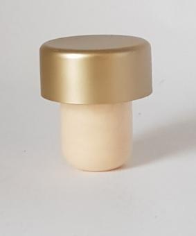 Handgriffkorken flach 19er 29,5/13,5 gold matt unit 