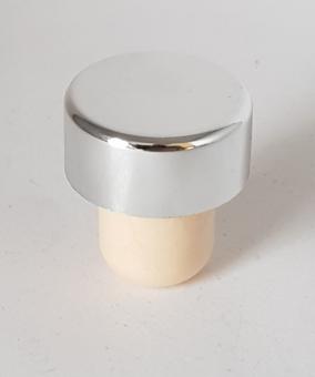 Handgriffkorken flach 19er 29,5/13,5 silberglanz unit 