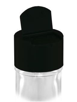 Kunststoffverschluß PP31,5 schwarz für Provetta Gewürzstreuer 3 Varianten 