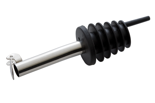 Ausgießer Edelstahl m.Klappe für 19-24 